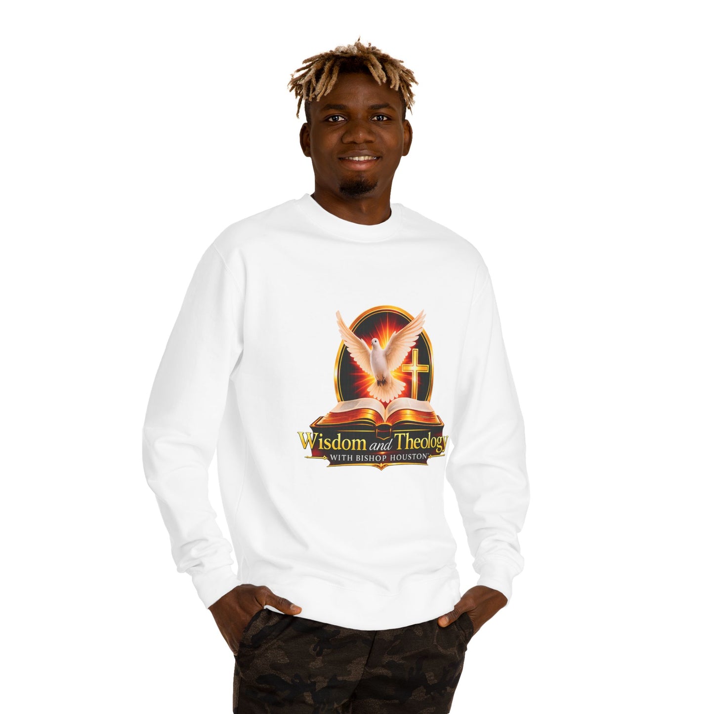 Wisdom and Theology Crewneck Sweatshirt — Dove & Cross Christian Pullover