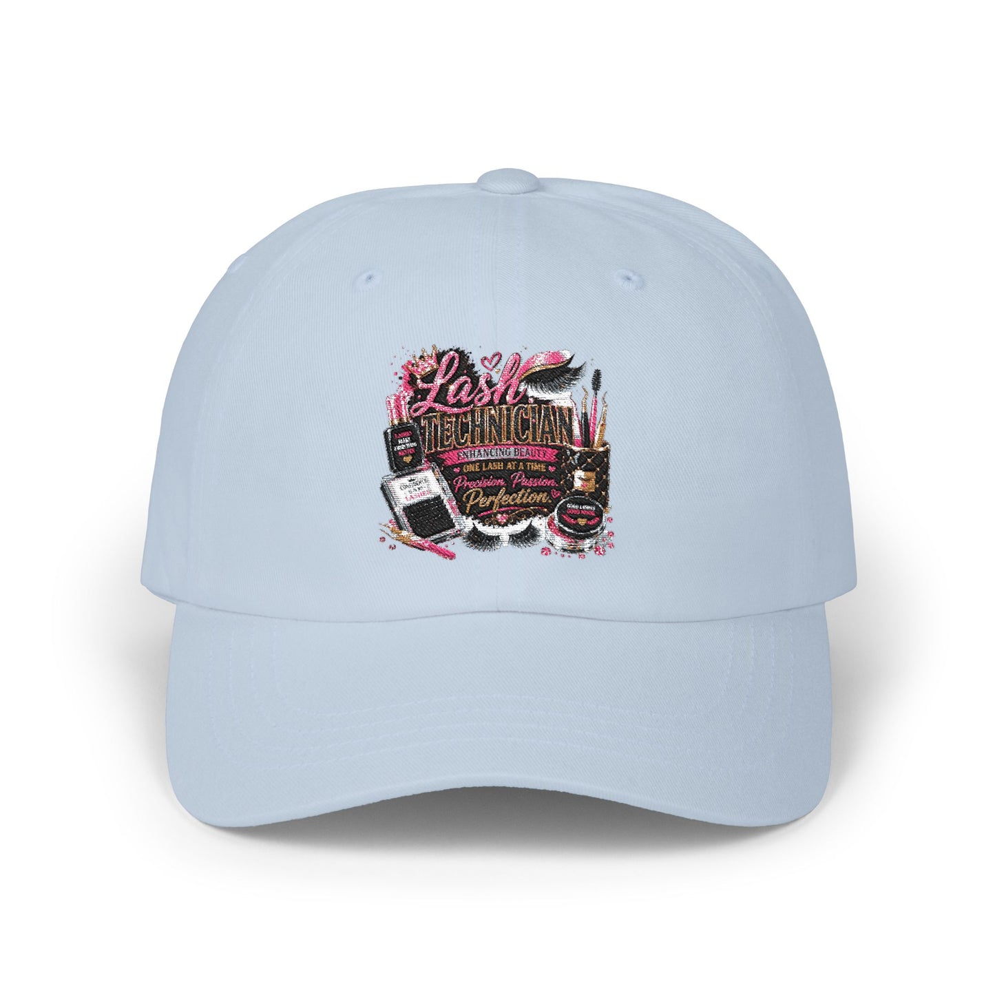 Classic Dad Cap - Retro Pink Flamingo Beach Graphic Hat