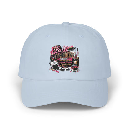 Classic Dad Cap - Retro Pink Flamingo Beach Graphic Hat