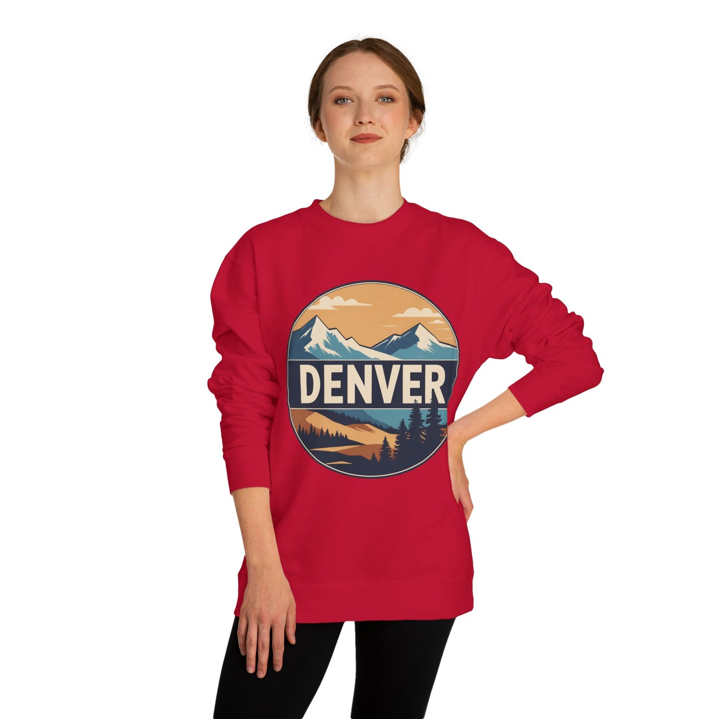 Denver Mountain Badge Sweatshirt