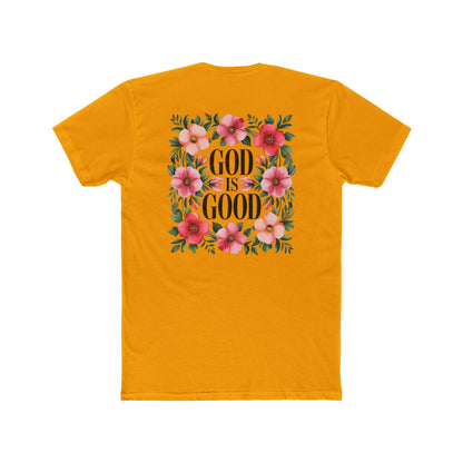 God Is Good Floral T-Shirt — Christian Faith Tee
