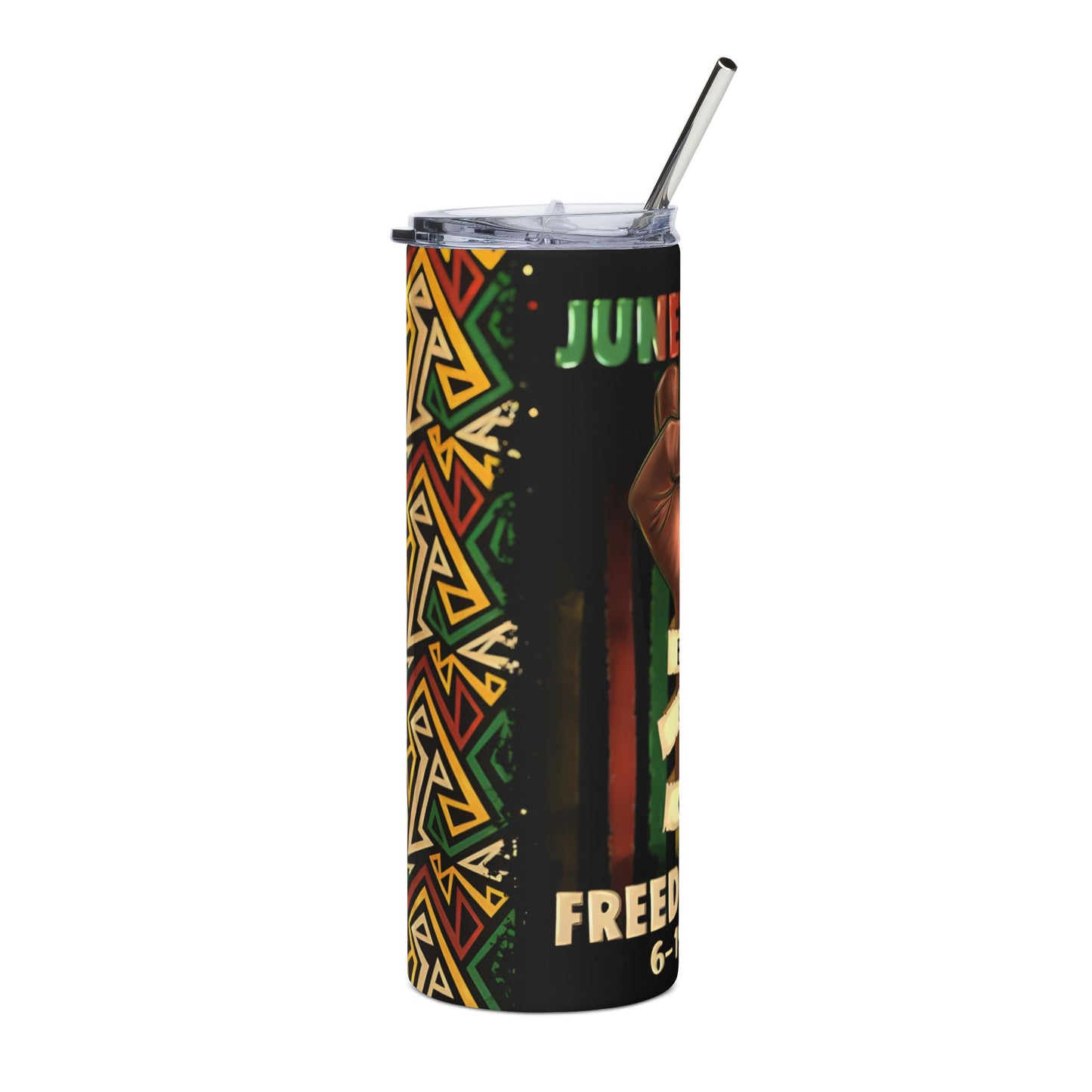 Juneteenth 20oz Tumbler — 'Break Every Chain' Freedom Day Stainless Steel Travel Cup