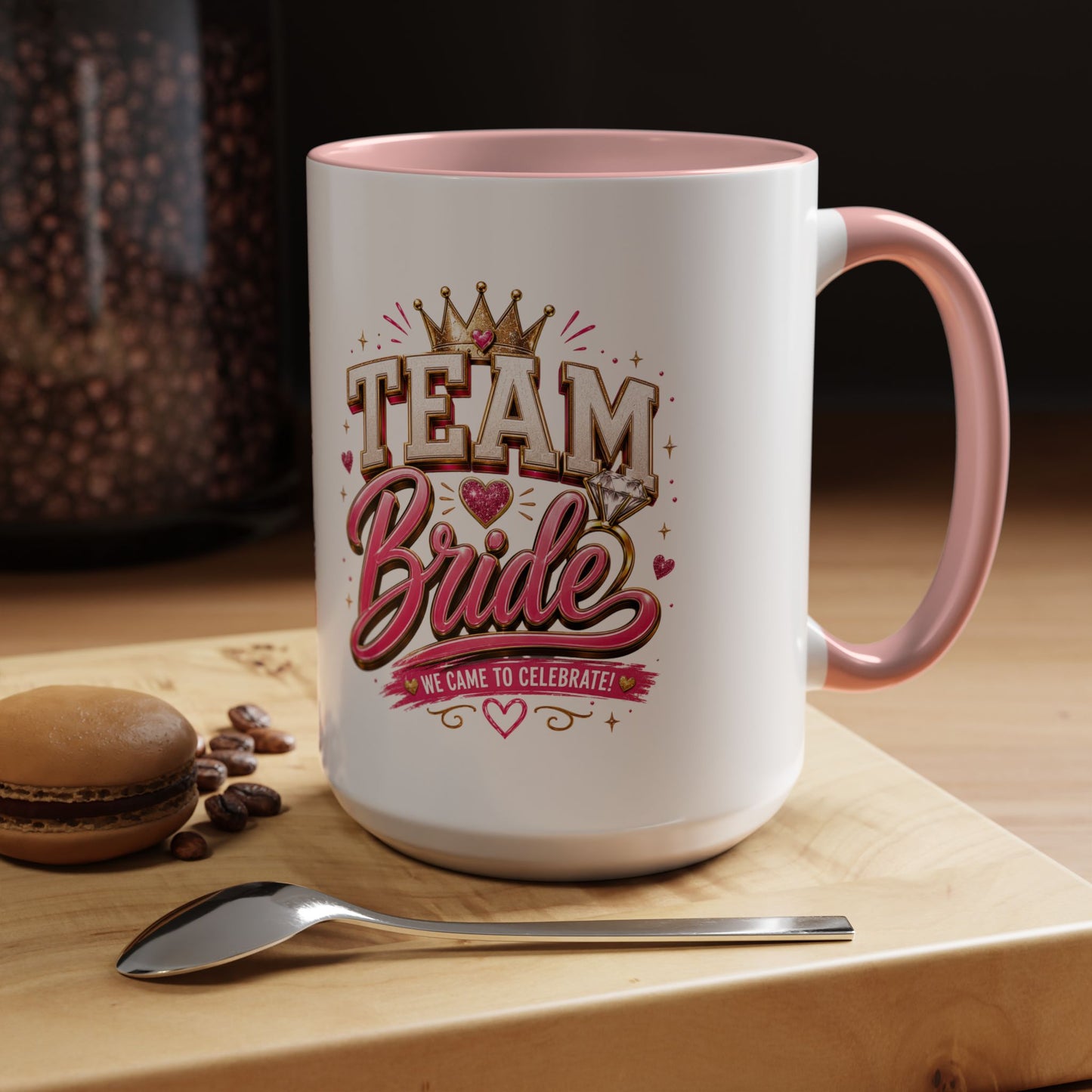 Team Bride Coffee Mug — 'Team Bride' Bachelorette Accent Mug (11/15oz)