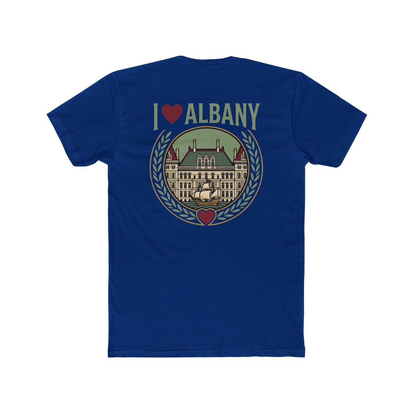I  Albany T‑Shirt — Vintage Capitol Building City Pride Tee
