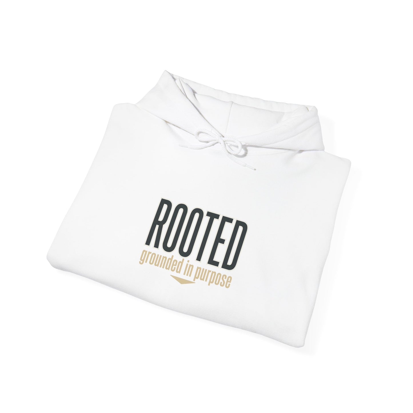 Rooted testimony apparel Hoodie | faith streetwear, bold type