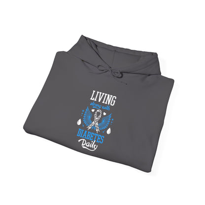 "Living Strong With Diabetes Daily"  Hoodie