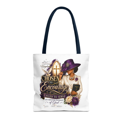 Christian Encourager Tote Bag — "Chosen to Encourage" Design