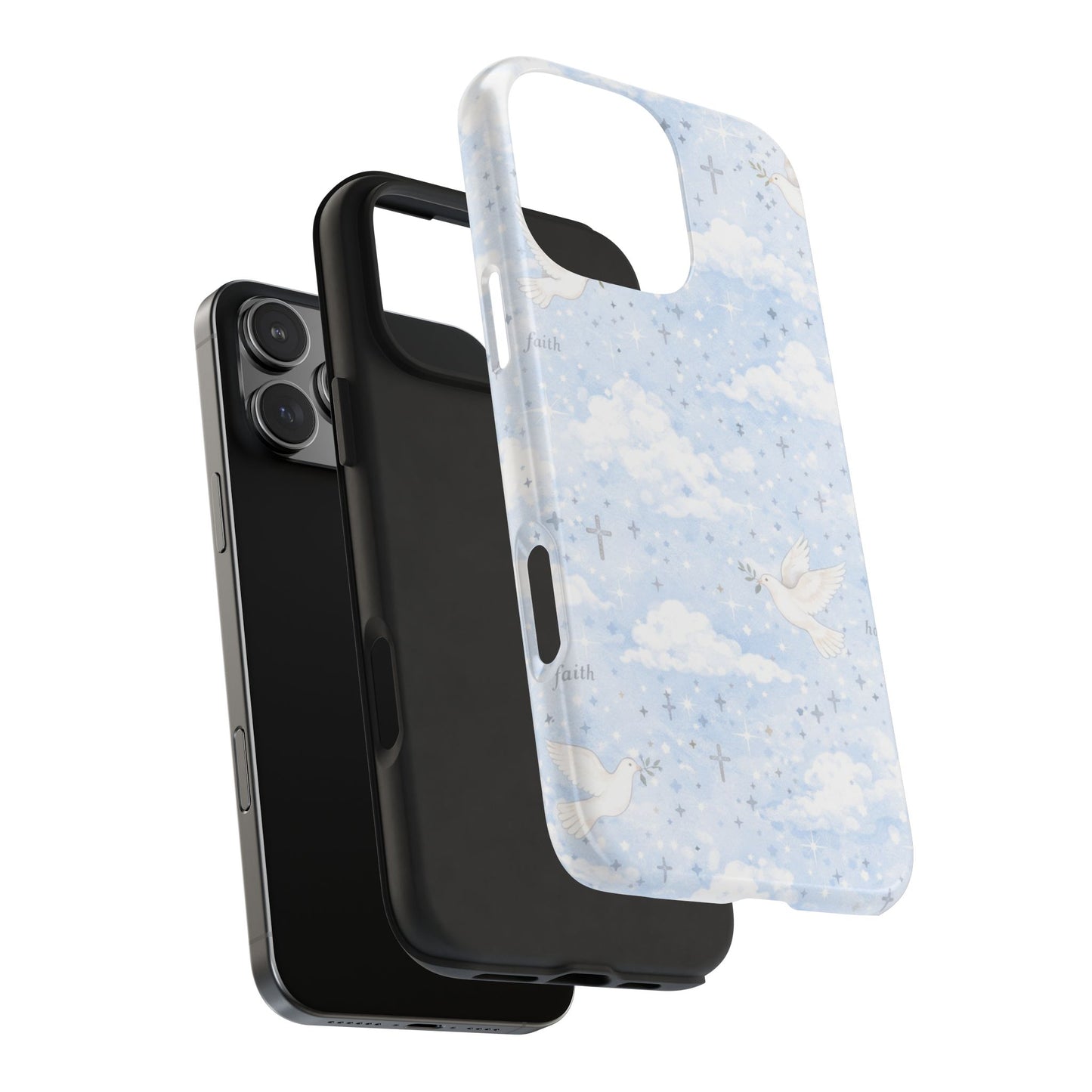 Hope Faith Phone Case | Christian floral iPhone Case