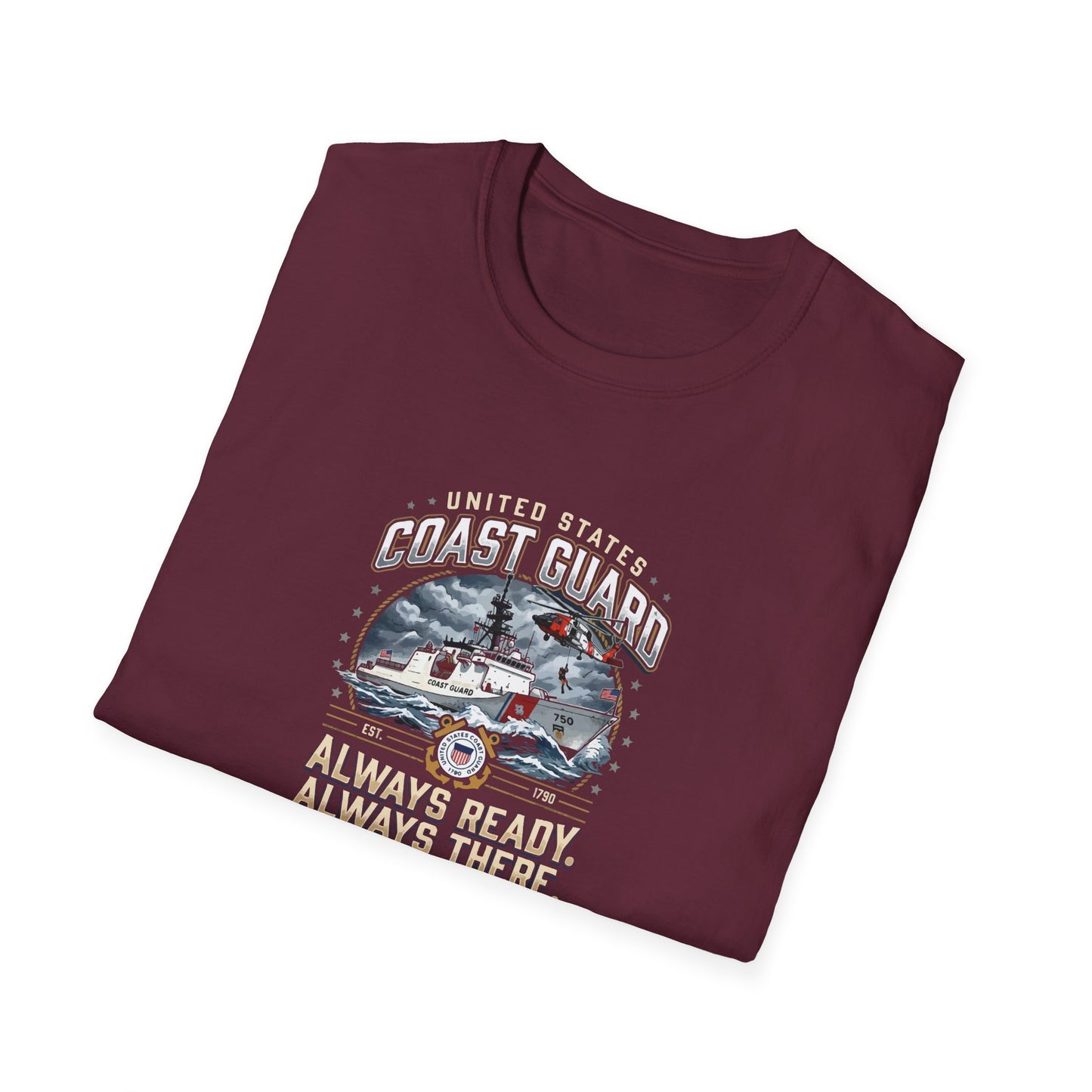 Coast Guard Rescue Always Ready, Always There T-shirt