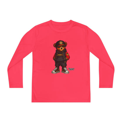 Youth Long Sleeve Tee — Urban Bear Graphic