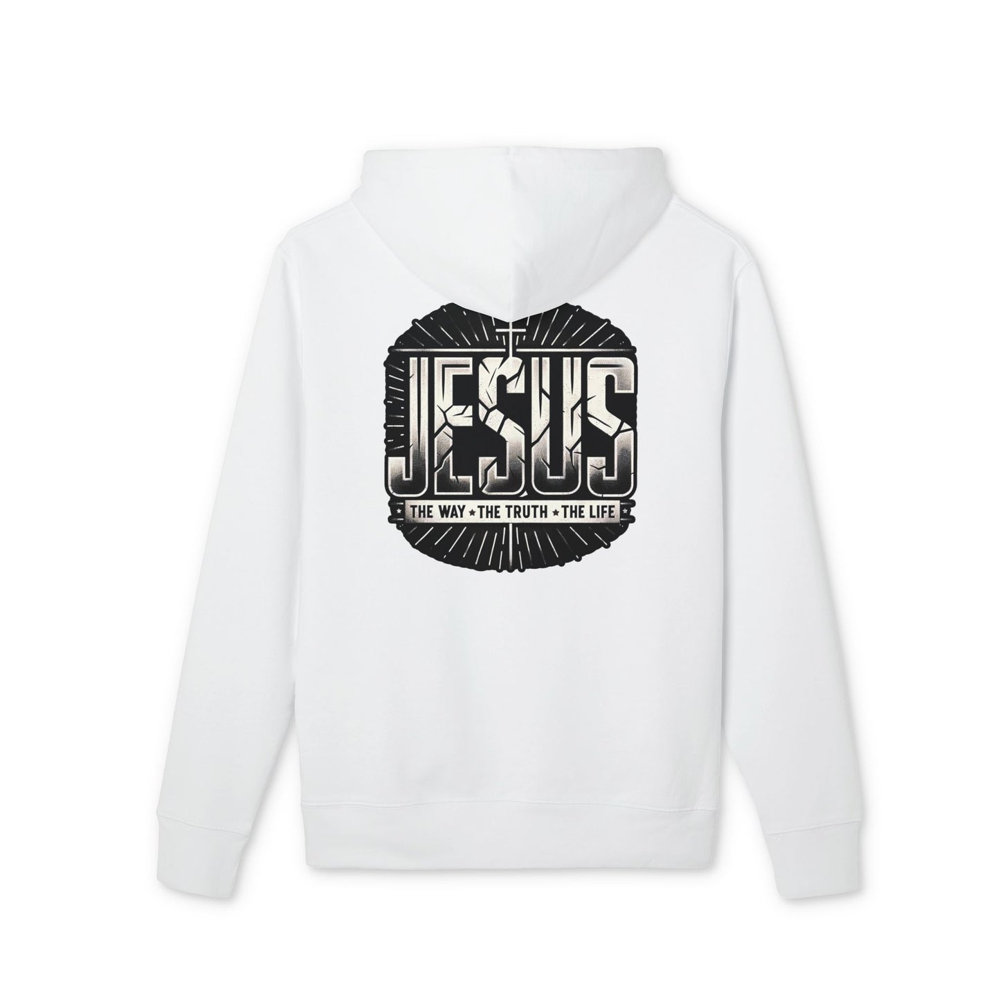 Jesus Hoodie — “Jesus: The Way • The Truth • The Life” Graphic Pullover