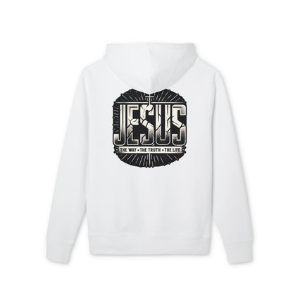 Jesus Hoodie — “Jesus: The Way • The Truth • The Life” Graphic Pullover