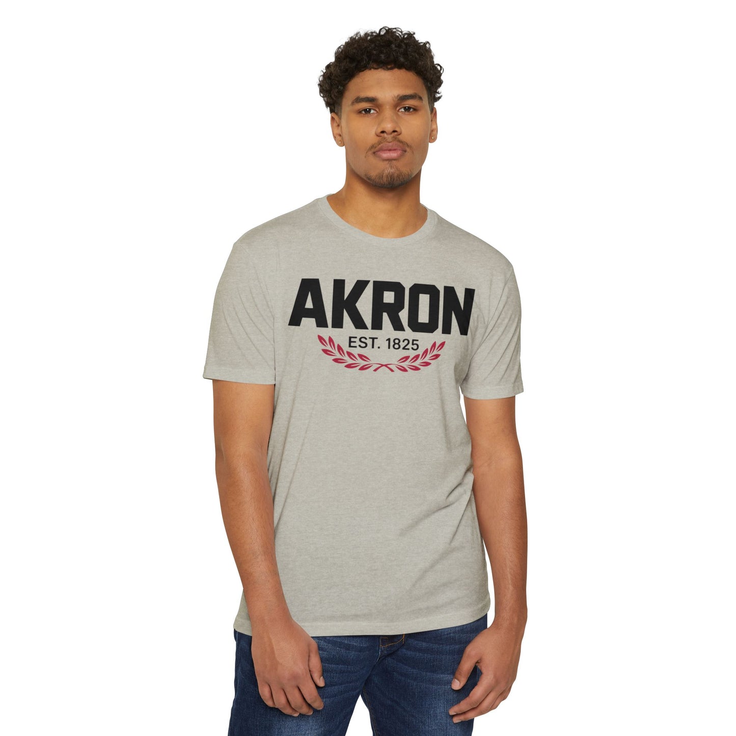 Akron EST. 1825 Retro City T-Shirt — Vintage Collegiate Tee