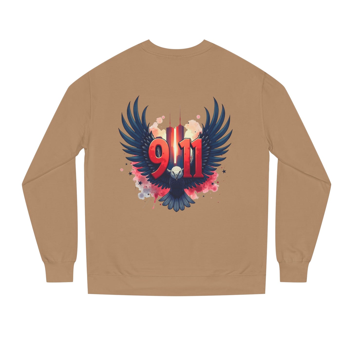 9/11 Memorial Sweatshirt – Eagle Wings Tribute Crewneck