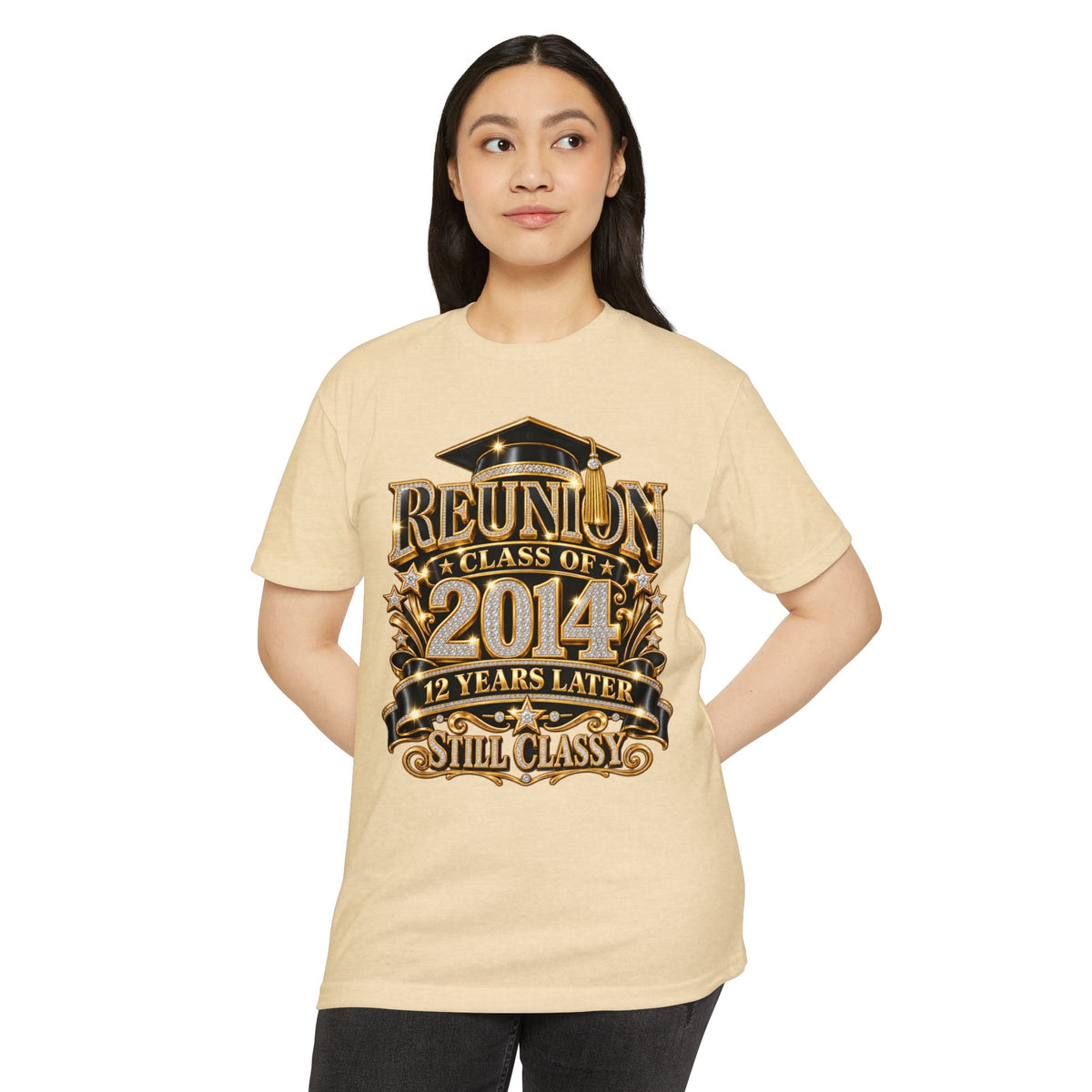 Class of 2014 Reunion T-Shirt — "12 Years Later Still Classy" Graduation Reunion Tee