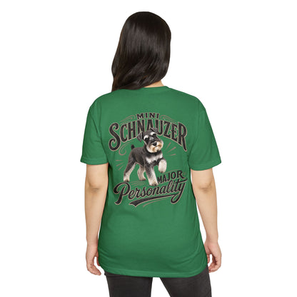 Mini Schnauzer T-Shirt — "Major Personality" Dog Lover Tee