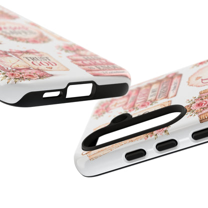 Faith Phone Case — 'Jesus Saves' Floral Christian Scripture iPhone Case