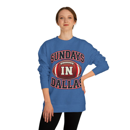 Sundays in Dallas Football Sweatshirt
