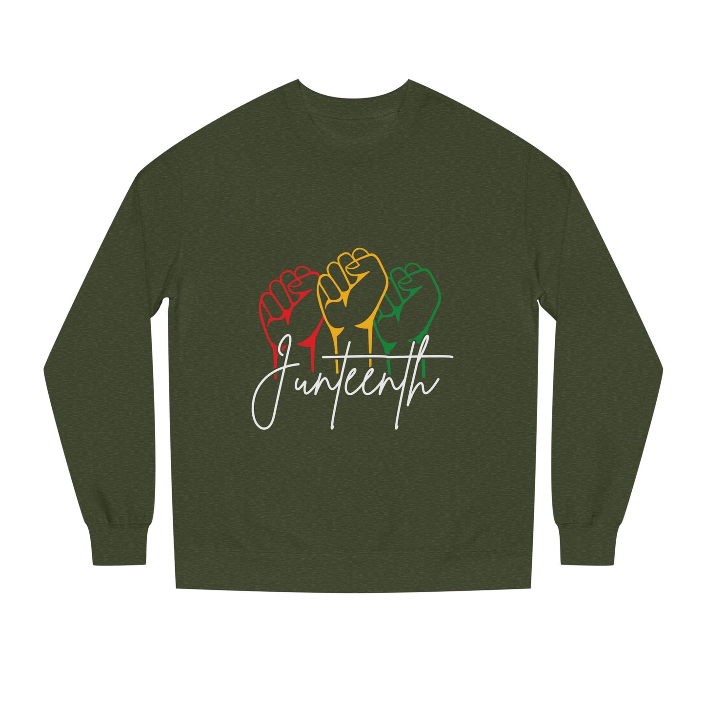 Juneteenth Fist Sweatshirt - Juneteenth Celebration Pullover