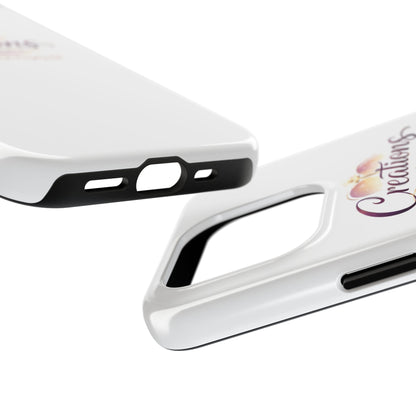 Tough Phone Case - "Creations by Donece" Logo Protective Cover