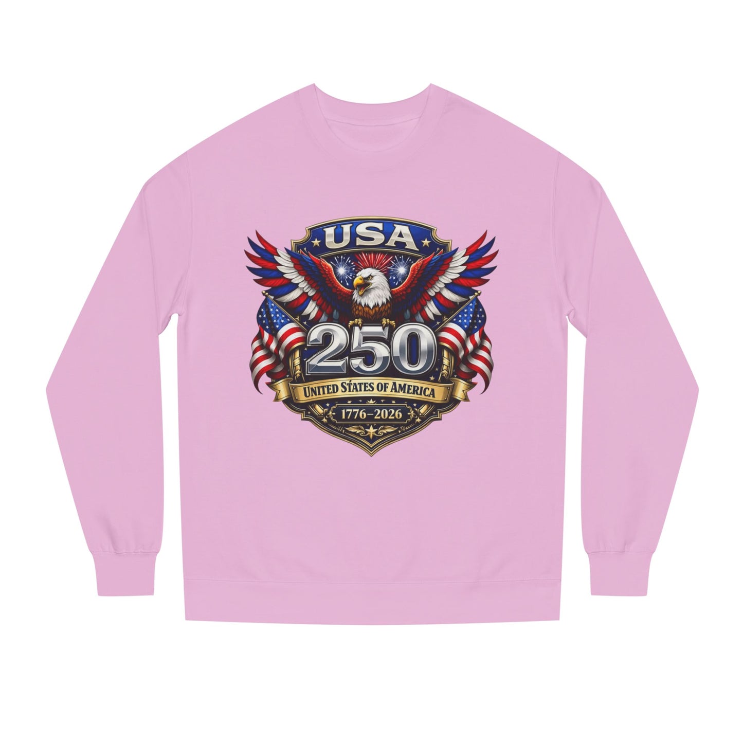 USA 250th Anniversary Eagle Sweatshirt — 1776-2026 Patriotic Crewneck