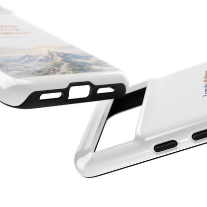 Christian Phone Case – “I Can Do All Things Through Christ” Inspirational Tough Case