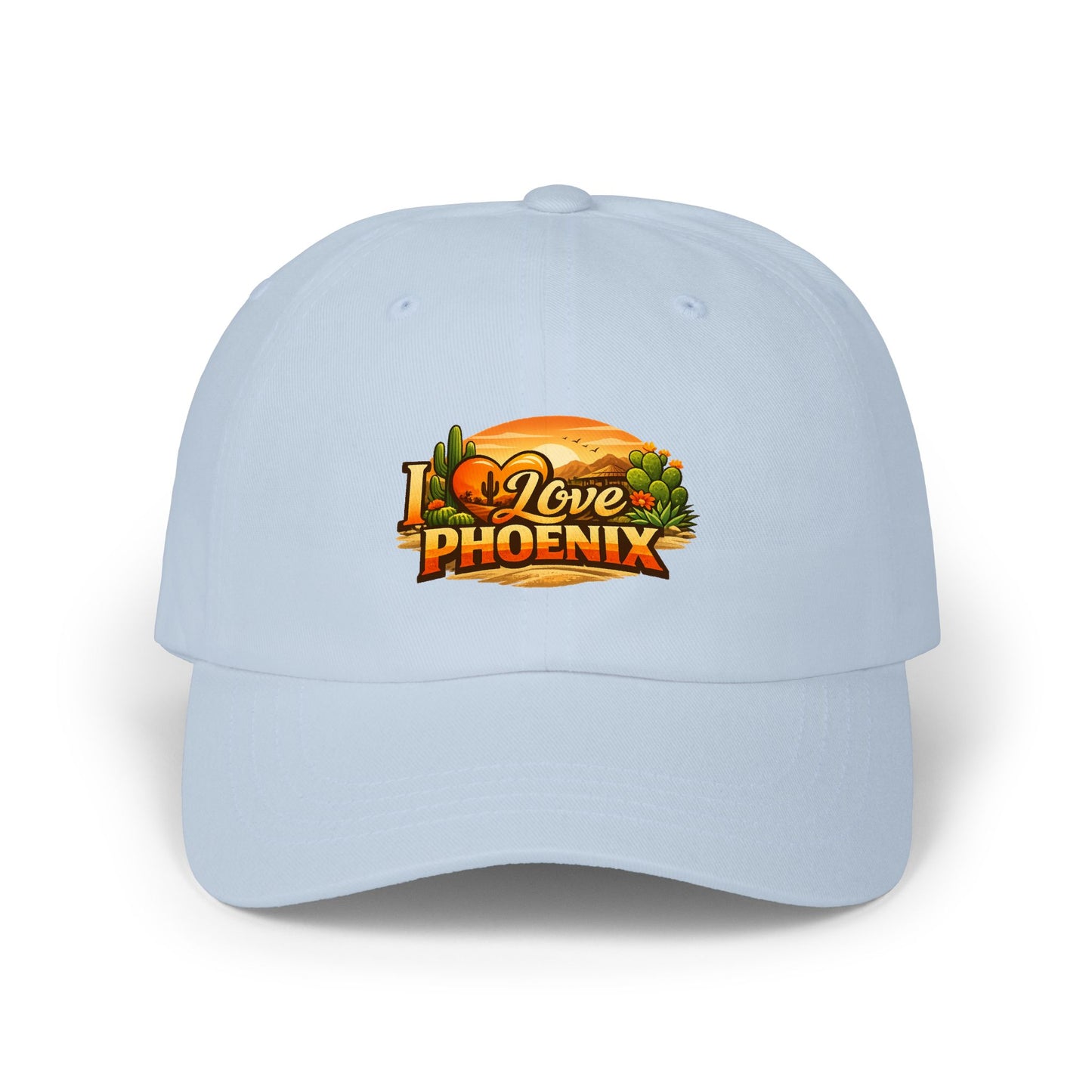 Dad Cap — I Love Phoenix Sunset Embroidered Hat