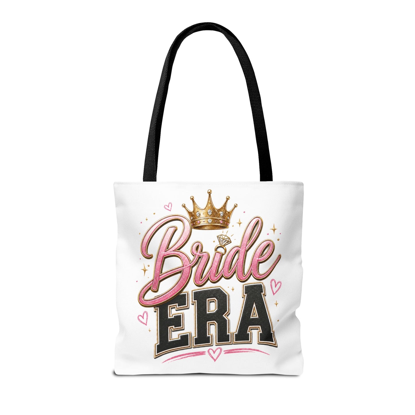 Bride Era Tote Bag — Bachelorette Bride Crown Tote for Bridal Shower & Wedding Weekend