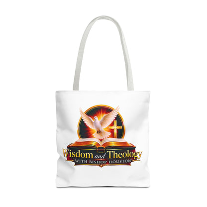 Christian Wisdom & Theology Tote Bag — 'Wisdom and Theology with Bishop Houston' Inspirational Faith Tote