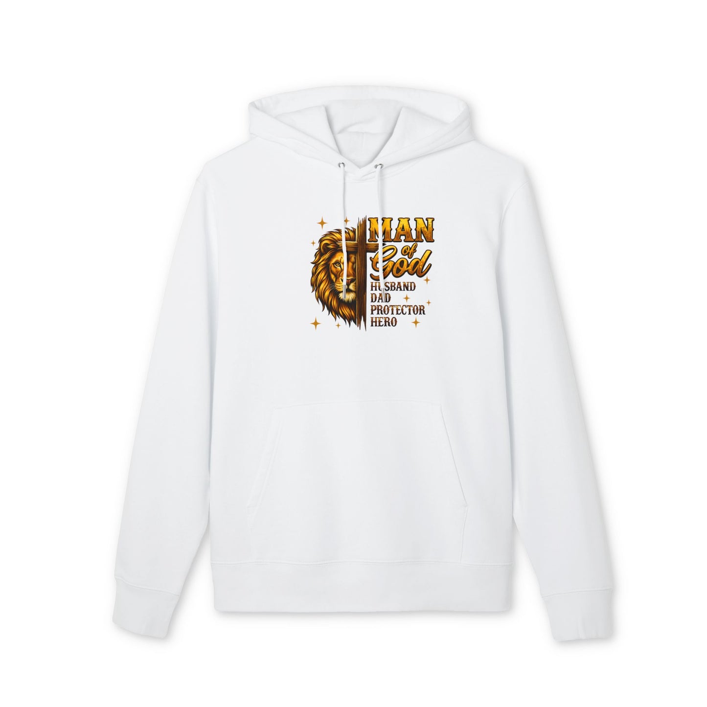 Man of God Lion Hoodie — Husband, Dad, Protector Tribute Hoodie