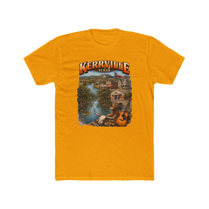 Kerrville Texas Scenic T-Shirt — Riverfront Guitar Vintage Travel Tee