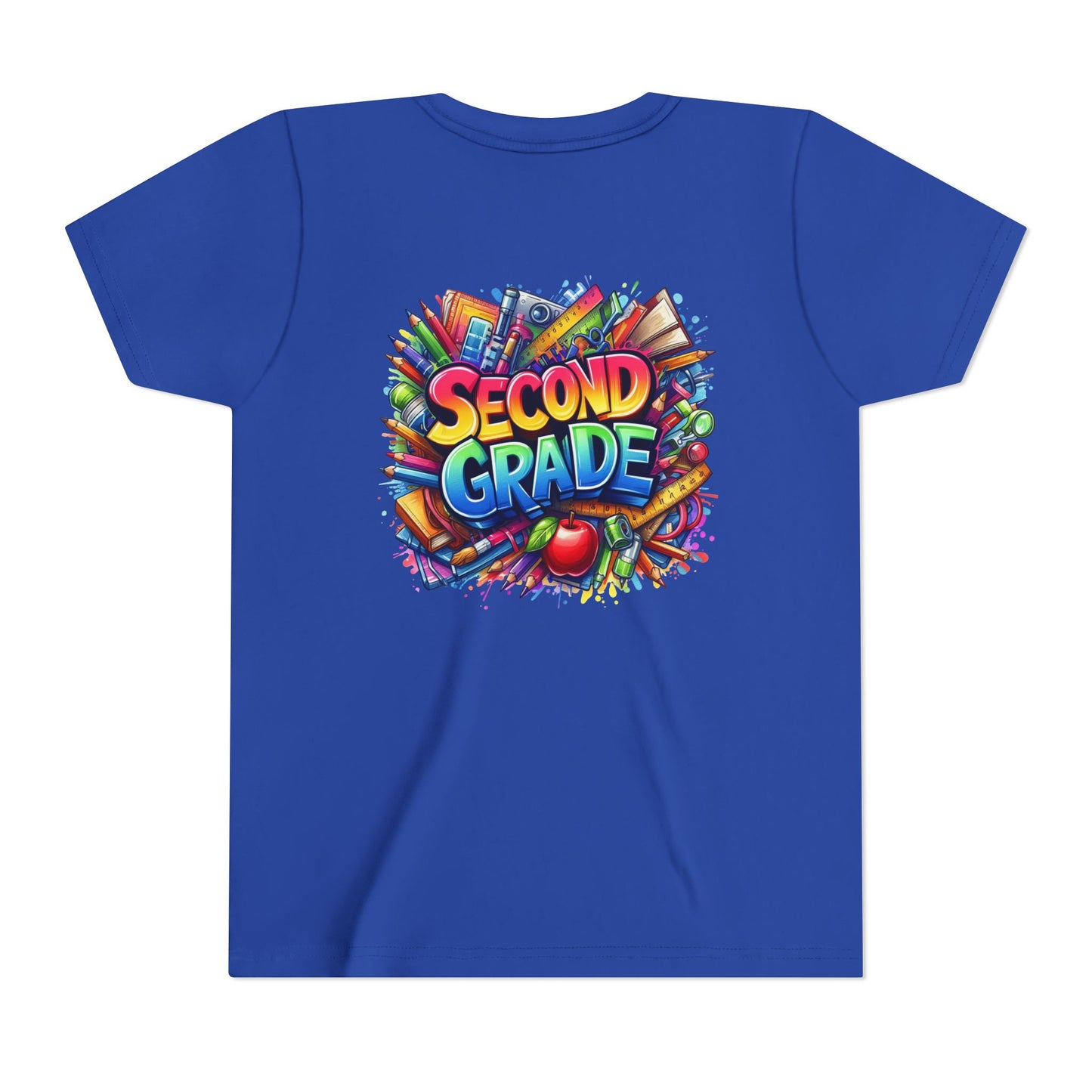 Second Grade Youth Tee — Colorful Back-to-School Kids T-Shirt