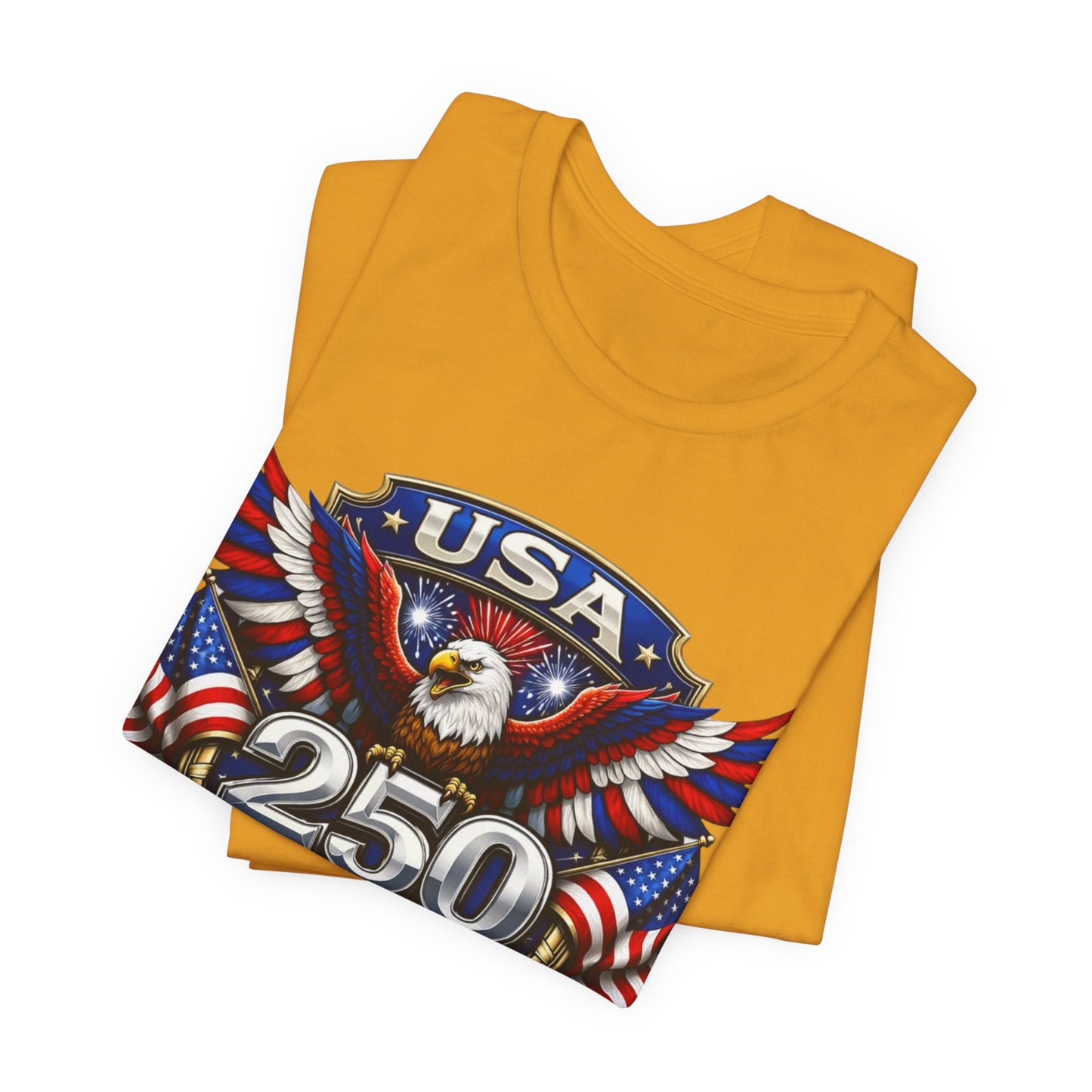 USA 250th Eagle T-Shirt — 1776–2026 Patriotic American Independence Tee