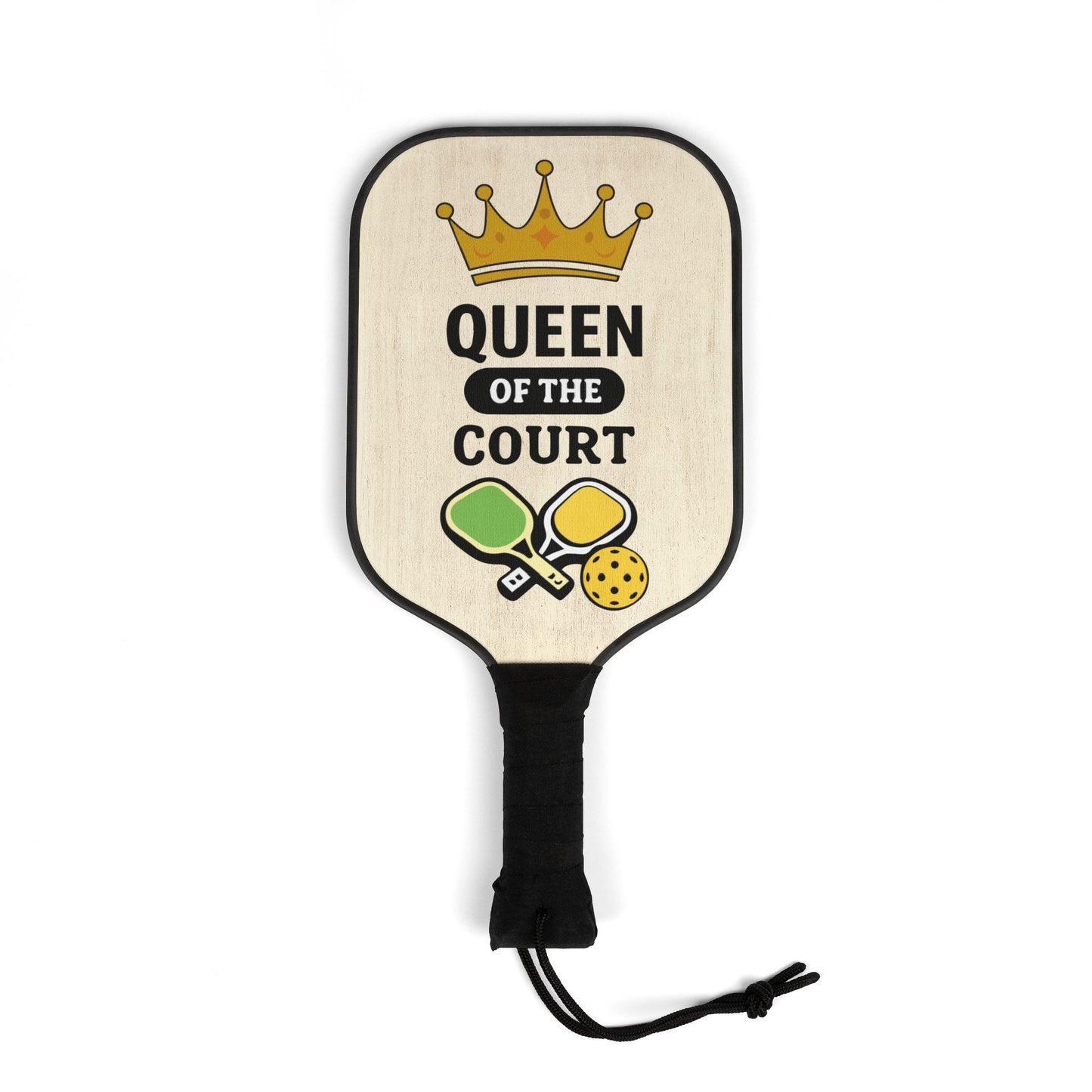 Queen of the Court Pickleball Paddles Set — Women's Pickleball Kit with Balls