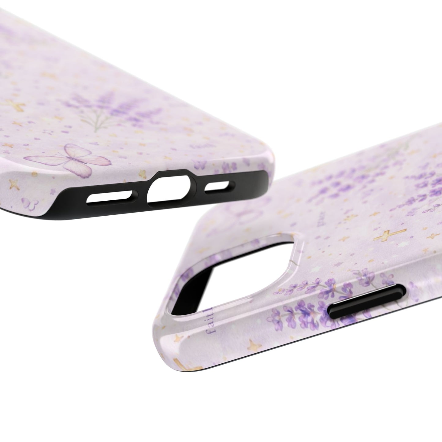 Faith Grace Blessed Phone Case | Christian Floral iPhone Case