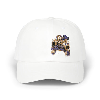 Dad Cap — 'Best Dressed' Floral Embroidered Baseball Hat