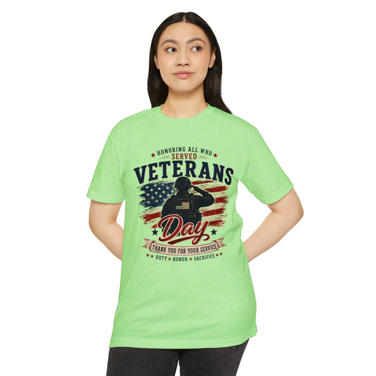 Veterans Day Tribute T-Shirt — Honoring All Who Served