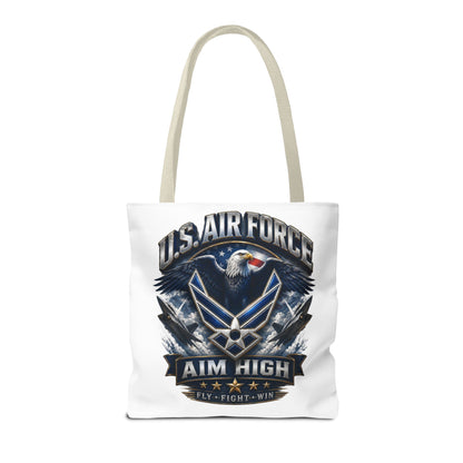 U.S. Air Force Aim High Tote Bag — Patriotic Eagle Military Tote