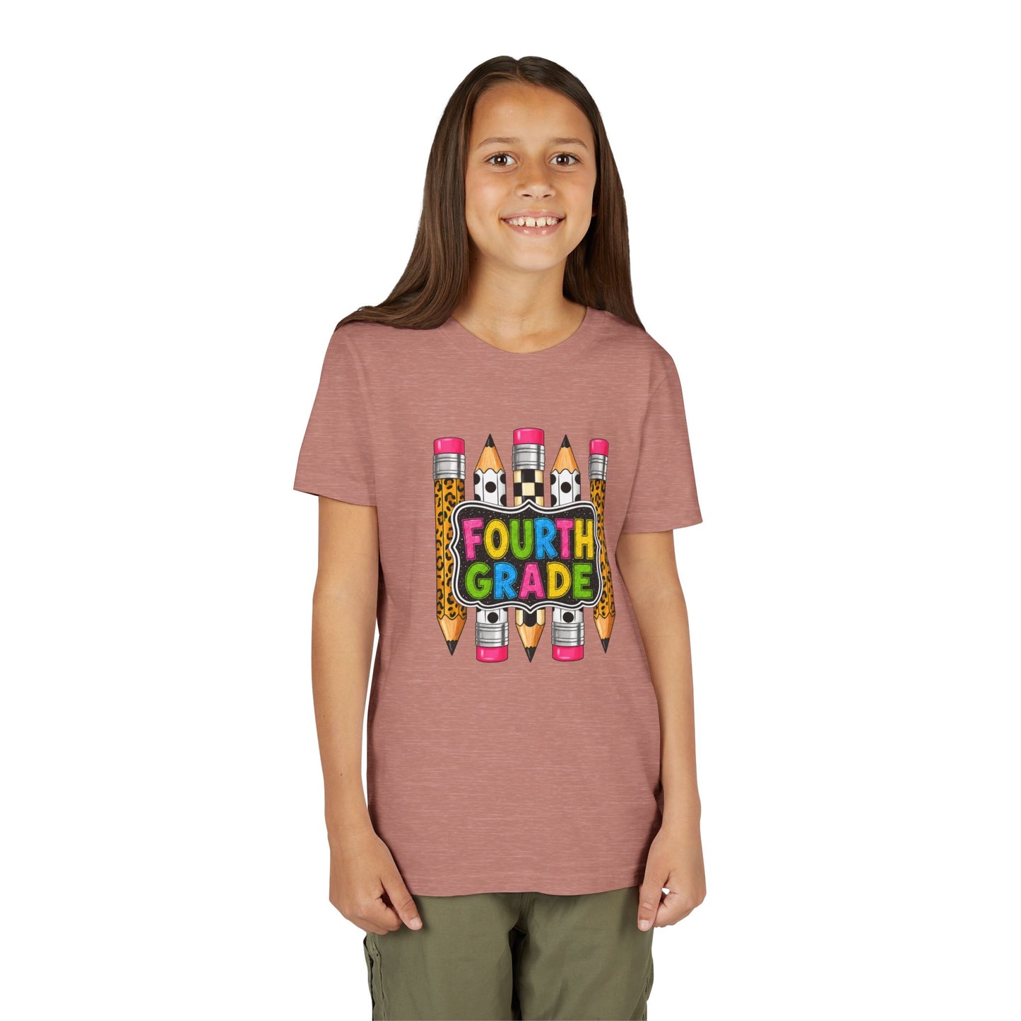 Fourth Grade Pencil Kids Tee – Back to School Youth Shirt