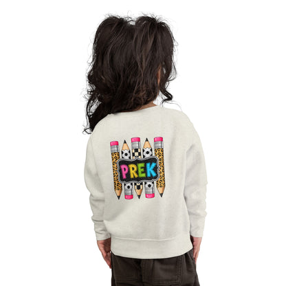 PreK Toddler Sweatshirt – Cute Leopard Pencil Preschool Top