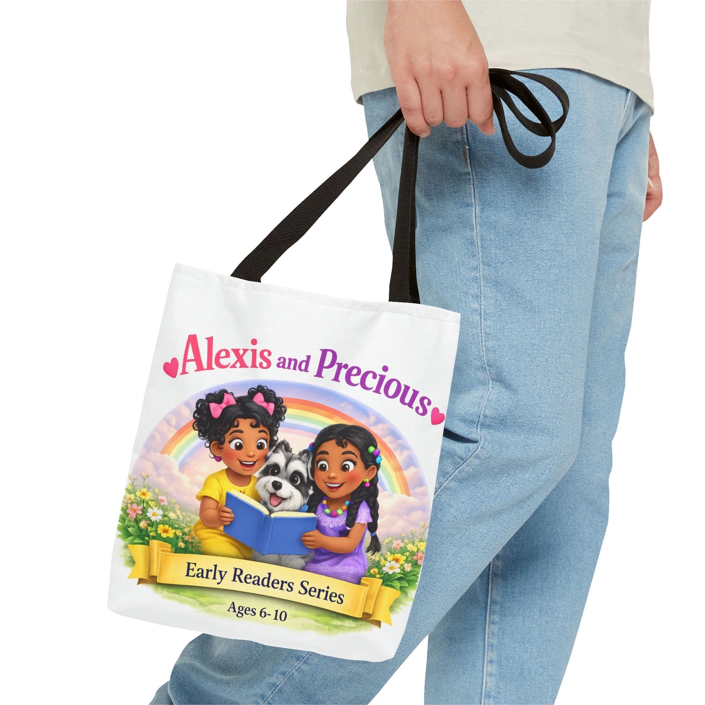 Children's Tote Bag – "Alexis and Precious" Early Readers Book Design