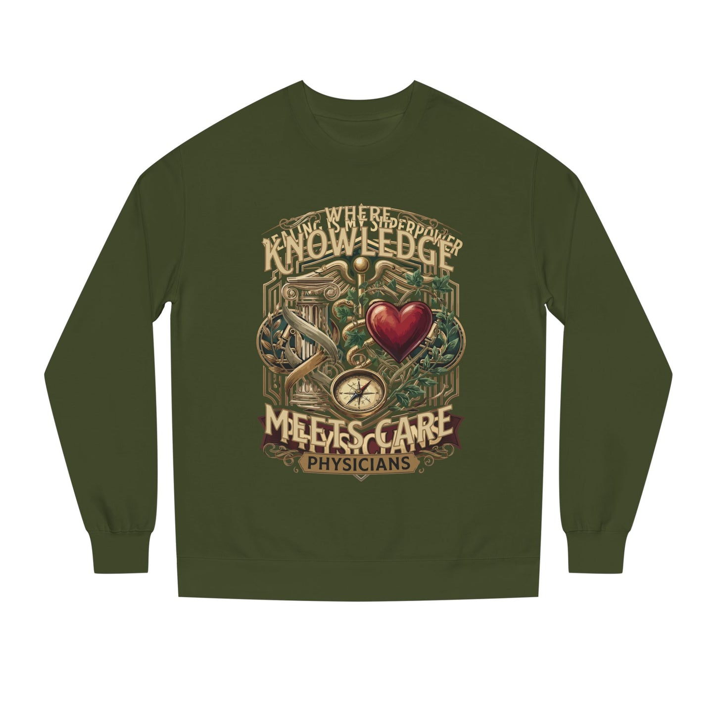 Physicians "Where Knowledge Meets Care" Crewneck Sweatshirt