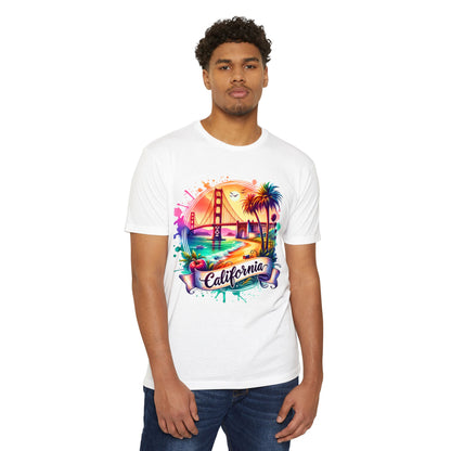 California Sunset T-Shirt — Golden Gate Palm Beach Graphic Tee