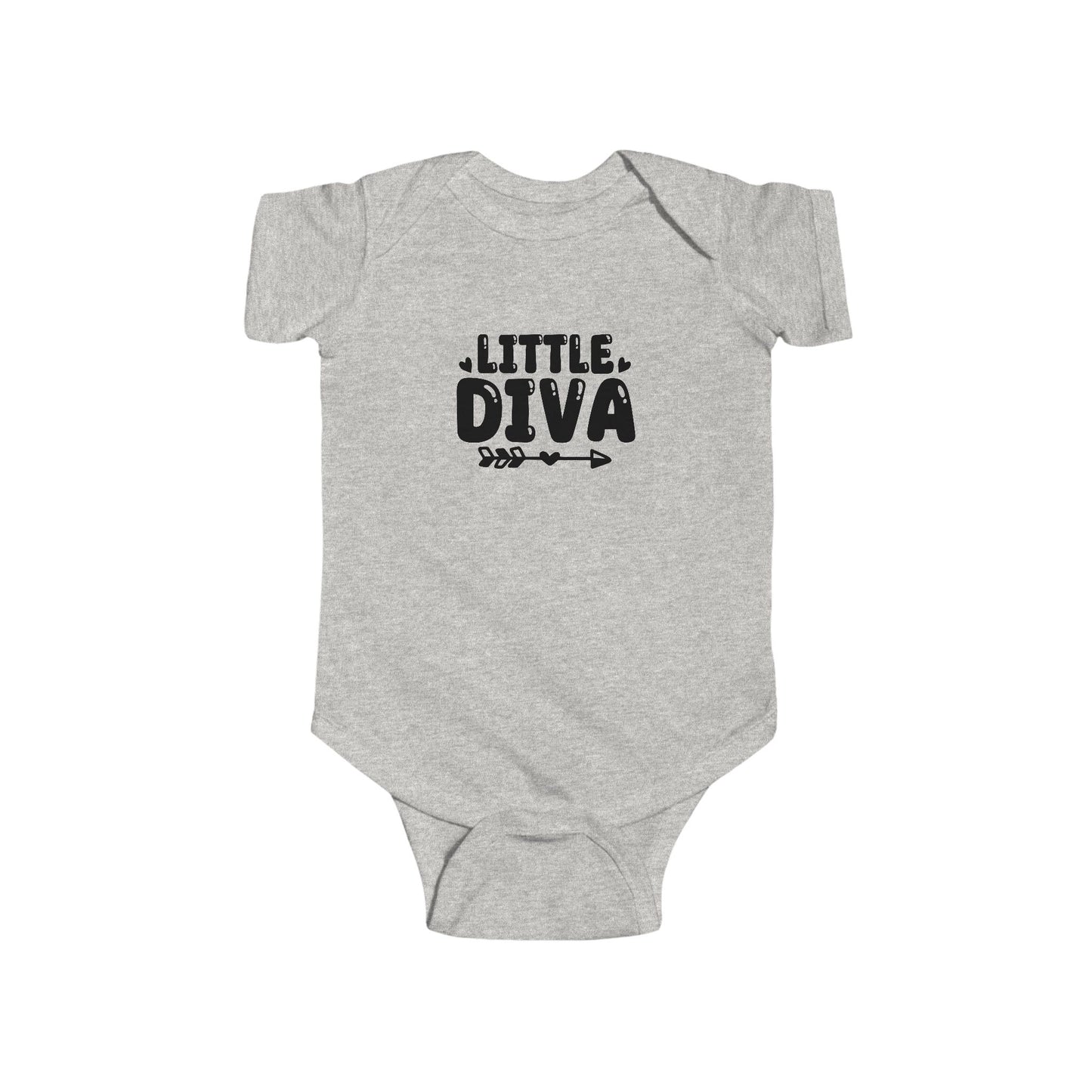 Little Diva Infant Bodysuit — Cute Baby Onesie for Newborns & Baby Showers