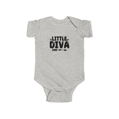 Little Diva Infant Bodysuit — Cute Baby Onesie for Newborns & Baby Showers