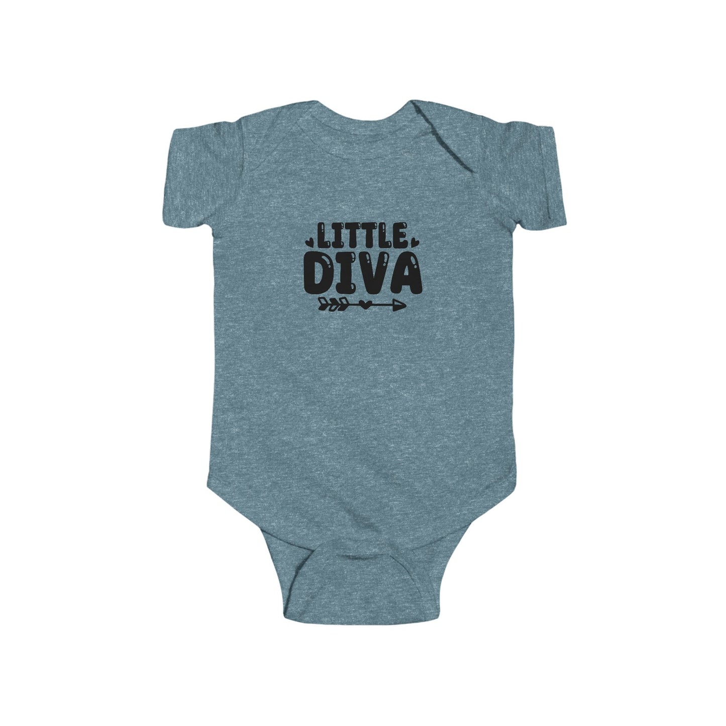 Little Diva Infant Bodysuit — Cute Baby Onesie for Newborns & Baby Showers