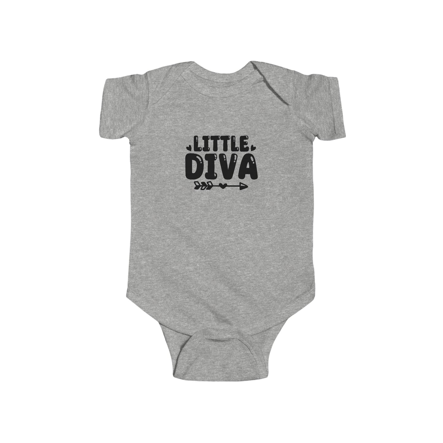 Little Diva Infant Bodysuit — Cute Baby Onesie for Newborns & Baby Showers