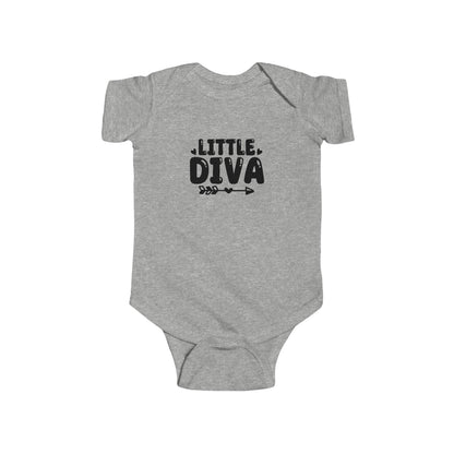 Little Diva Infant Bodysuit — Cute Baby Onesie for Newborns & Baby Showers
