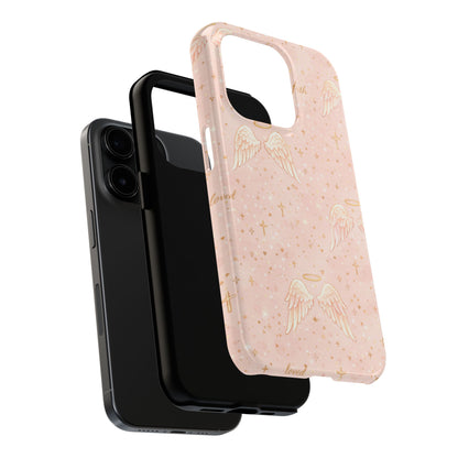 Faith & Grace Angels Phone Case | Christian floral iPhone Case