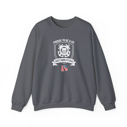 Proud to Be a US Coast Guard Veteran Sweatshirt